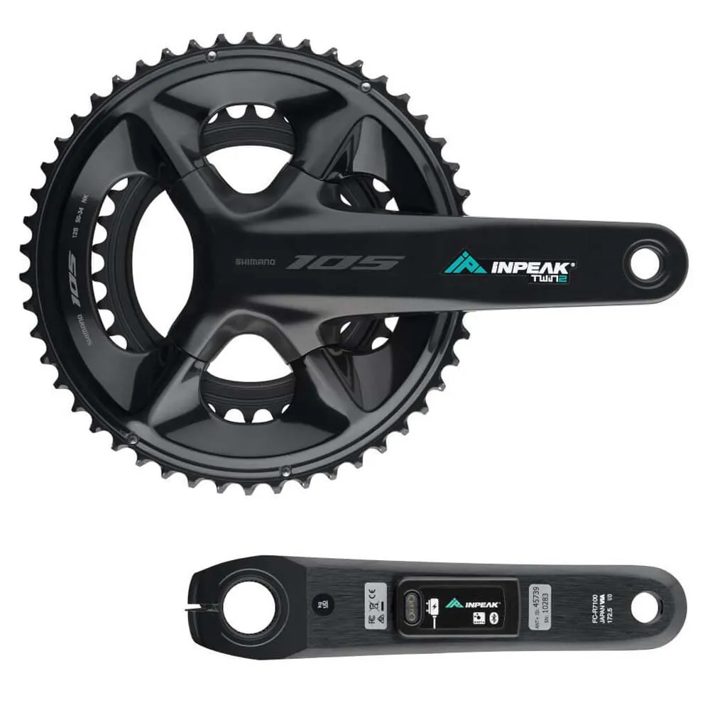Inpeak Twin2 105 Fc-r7100 Vevparti Med Effektmätare Inpeak Twin2 105 Fc-r7100 Vevparti Med Effektmätare