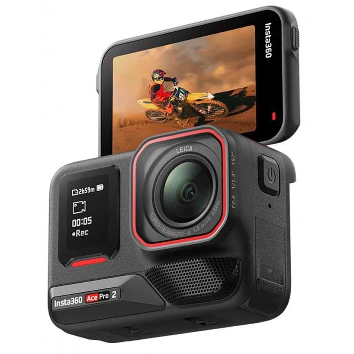 Insta360 Ace Pro 2 Actionkamera, Black, One Size Insta360 Ace Pro 2 Actionkamera, Black, One Size