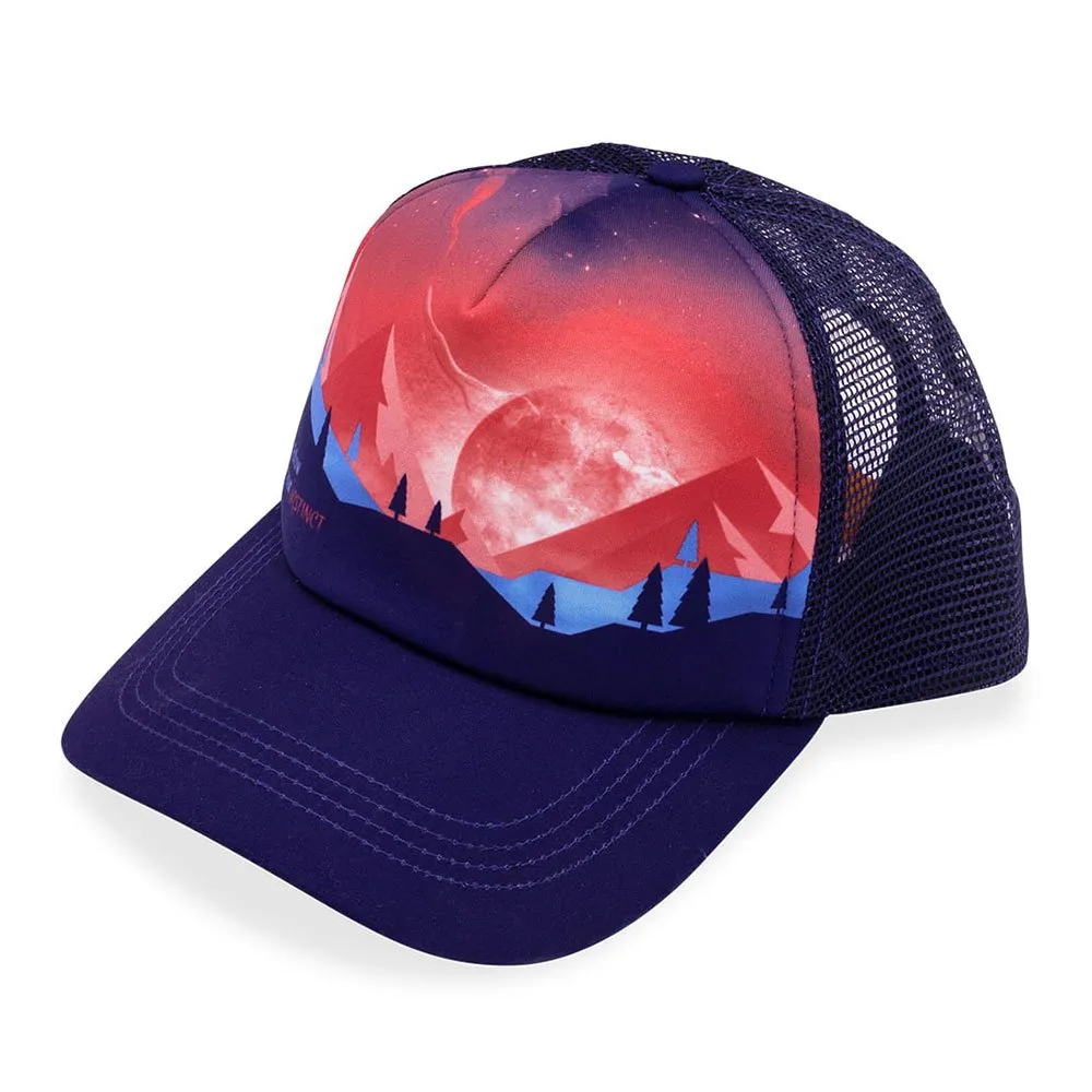 Instinct Trail Moontain Keps, Blue / red