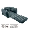 Intex 2-i-1 Uppblåsbar Stol Säng unisex, Grey, 117 x 224 x 66cm