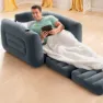 Intex 2-i-1 Uppblåsbar Stol Säng unisex, Grey, 117 x 224 x 66cm