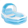 Intex 229x191x135 Cm Rektangulär Uppblåsbar Pool unisex, Blue / white, 530L