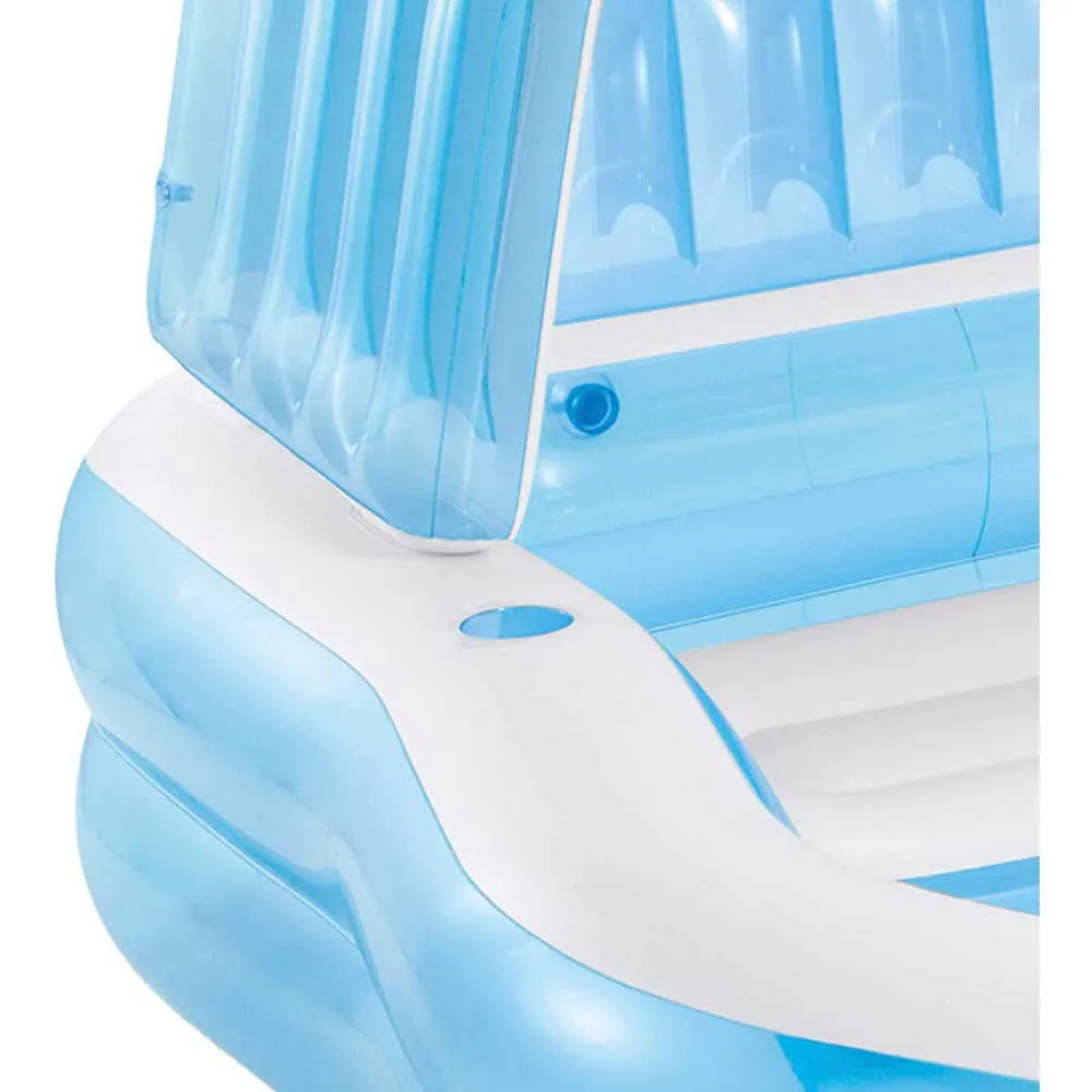 Intex 229x191x135 Cm Rektangulär Uppblåsbar Pool unisex, Blue / white, 530L