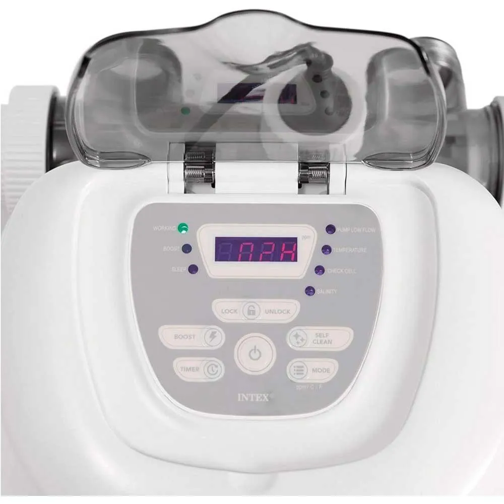 Intex 26688 E.c.o 7 G/h Qs700 Up To 56 M³ Saltklorinator unisex, Grey, One Size