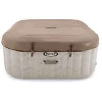 Intex 28446 Purespa Chevron Deluxe 4p 175x175x28 Cm Uppblåsbart Spa unisex Intex 28446 Purespa Chevron Deluxe 4p 175x175x28 Cm Uppblåsbart Spa unisex