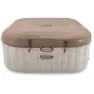 Intex 28446 Purespa Chevron Deluxe 4p 175x175x28 Cm Uppblåsbart Spa unisex, Beige, 795L