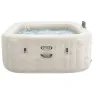 Intex 28446 Purespa Chevron Deluxe 4p 175x175x28 Cm Uppblåsbart Spa unisex, Beige, 795L