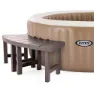 Intex 55095 Bench 2 Units Tillbehör Till Bubbelbad unisex, Brown, 62 x 37 x 42cm