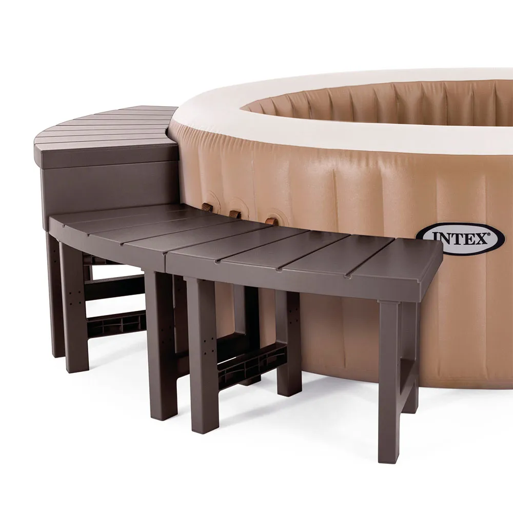 Intex 55096 Bench 4 Units Tillbehör Till Bubbelbad unisex, Brown, 62 x 37 x 42/62 x 37 x 60cm Intex 55096 Bench 4 Units Tillbehör Till Bubbelbad unisex, Brown, 62 x 37 x 42/62 x 37 x 60cm