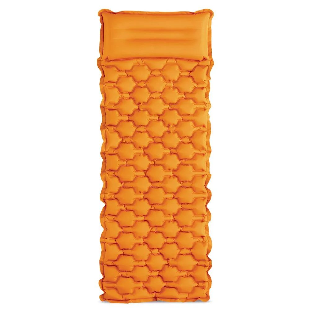 Intex 64098 Truaire 71x191x11cm Uppblåsbar Madrass, Orange / grey