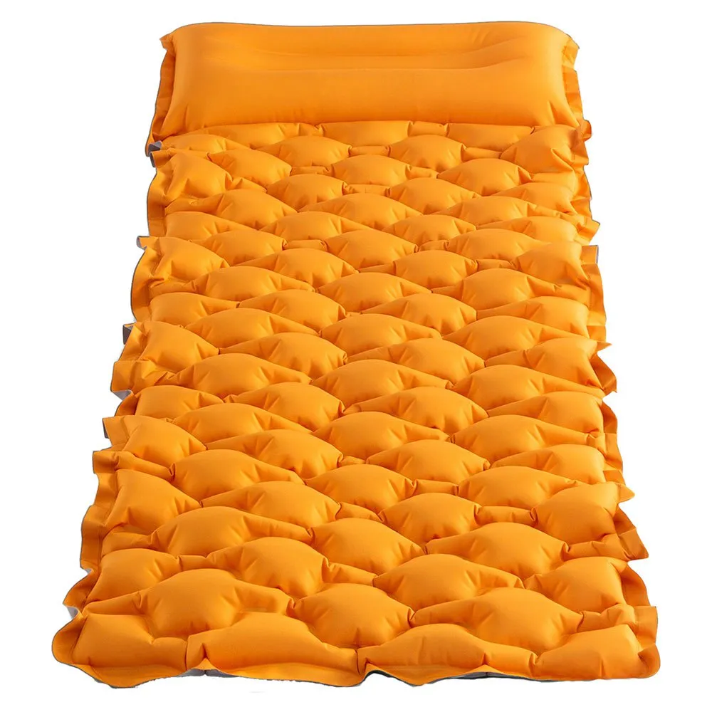 Intex 64098 Truaire 71x191x11cm Uppblåsbar Madrass, Orange / grey