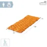 Intex 64098 Truaire 71x191x11cm Uppblåsbar Madrass, Orange / grey