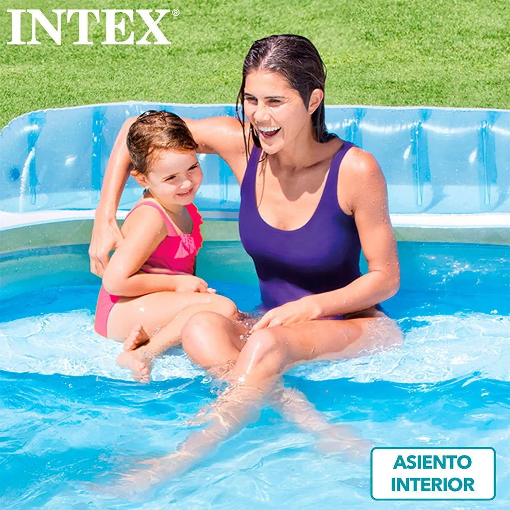 Intex Bekant Med Stolpool unisex, Blue, 640L-Från 3Y Intex Bekant Med Stolpool unisex, Blue, 640L-Från 3Y