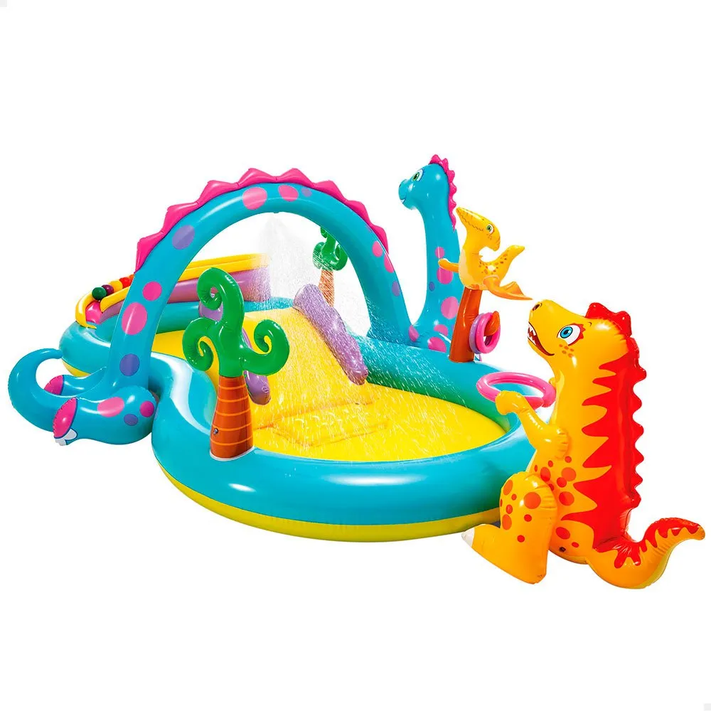 Intex Dinosauriebassäng unisex, Multicolor, 333 x 229 x 112cm