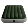 Intex Downy Fiber-tech Enkel Med Fotpump Madrass, Green / grey, 99 x 191 x 25cm