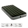 Intex Downy Fiber-tech Enkel Med Fotpump Madrass, Green / grey, 99 x 191 x 25cm