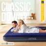 Intex Dura-beam Classic Downy Dubbel Luftmadrass, Blue, 191 x 137 x 25cm