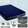 Intex Dura-beam Classic Downy Dubbel Luftmadrass, Blue, 191 x 137 x 25cm