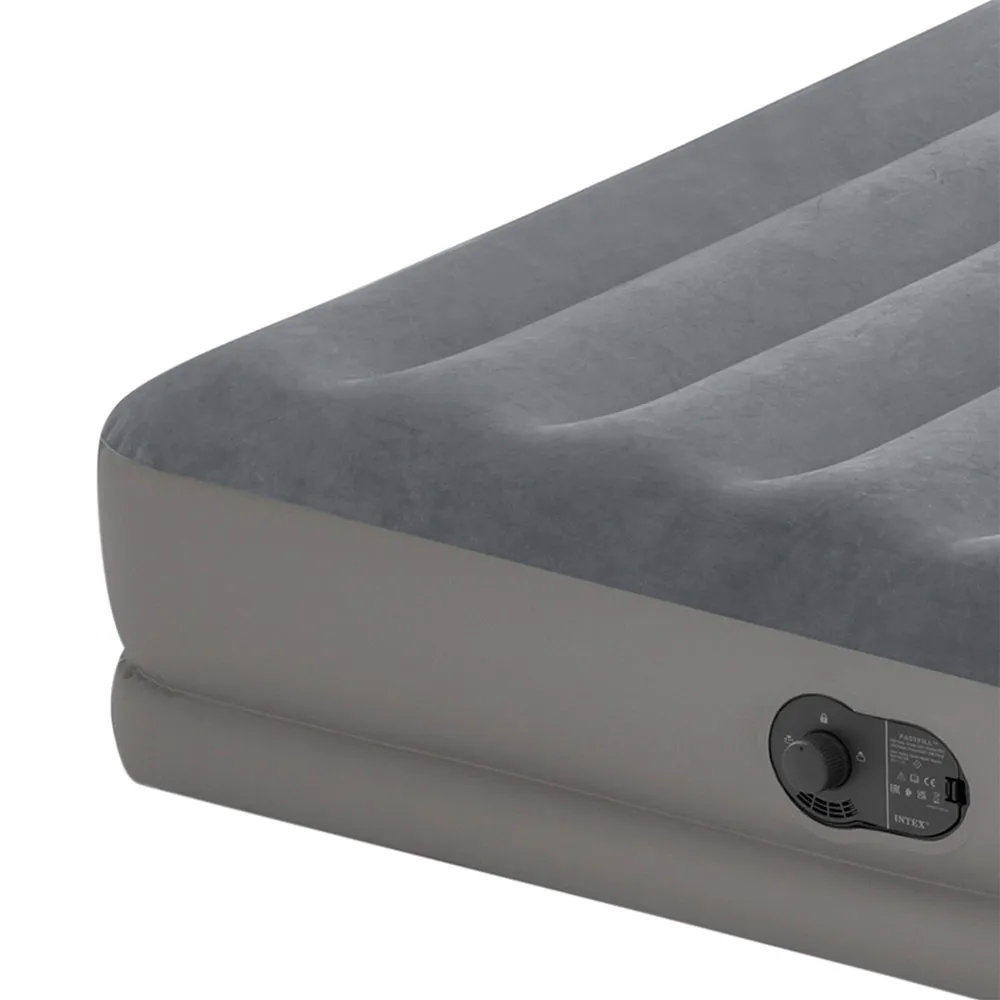 Intex Dura Beam Queen Luftmadrass, Grey, One Size