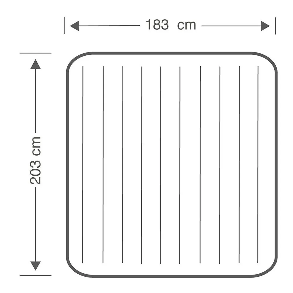 Intex Dura-beam Standard Classic Downy Luftmadrass