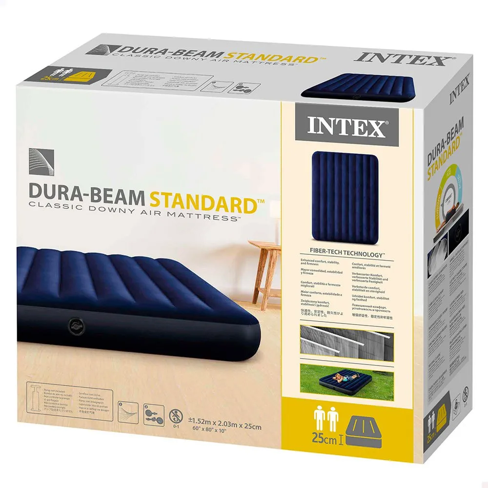 Intex Dura-beam Standard Classic Downy Luftmadrass Intex Dura-beam Standard Classic Downy Luftmadrass