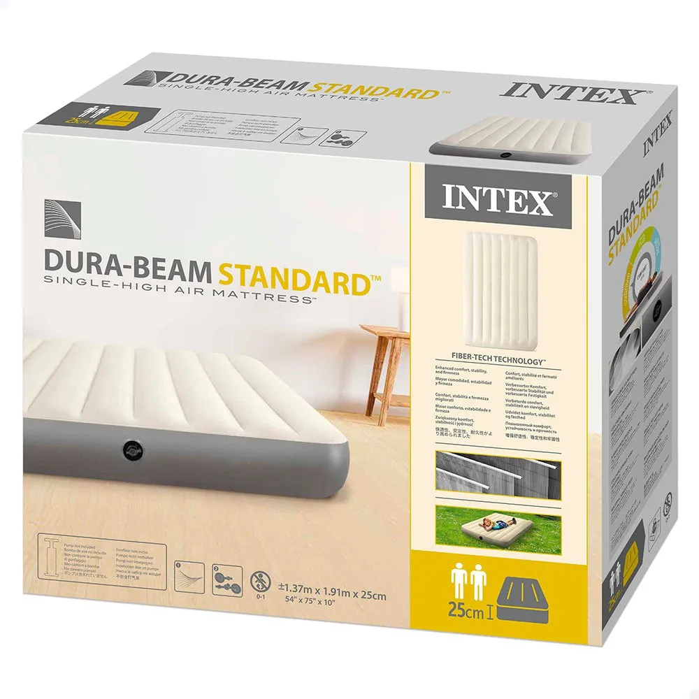 Intex Dura Beam Standard Deluxe Enkel Luftmadrass