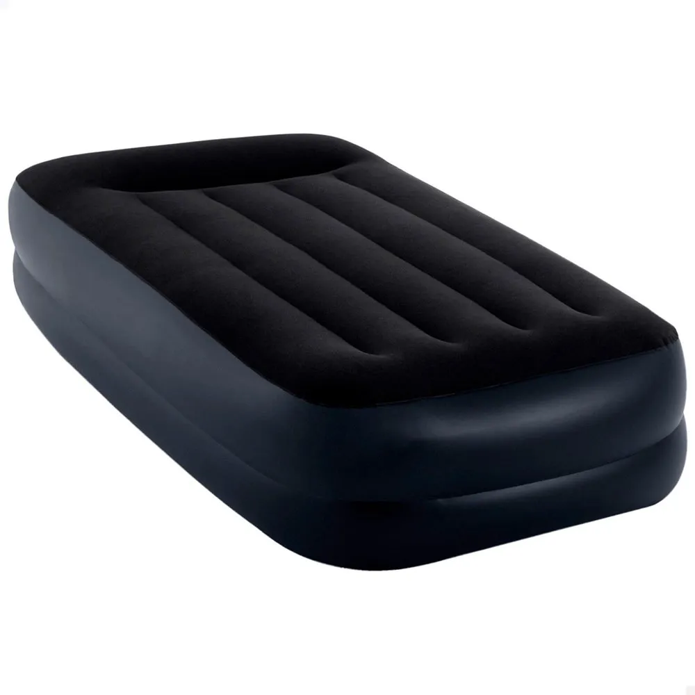 Intex Dura-beam Standard Pillow Rest Luftmadrass Refurbished, Black, 99 x 191 x 30cm