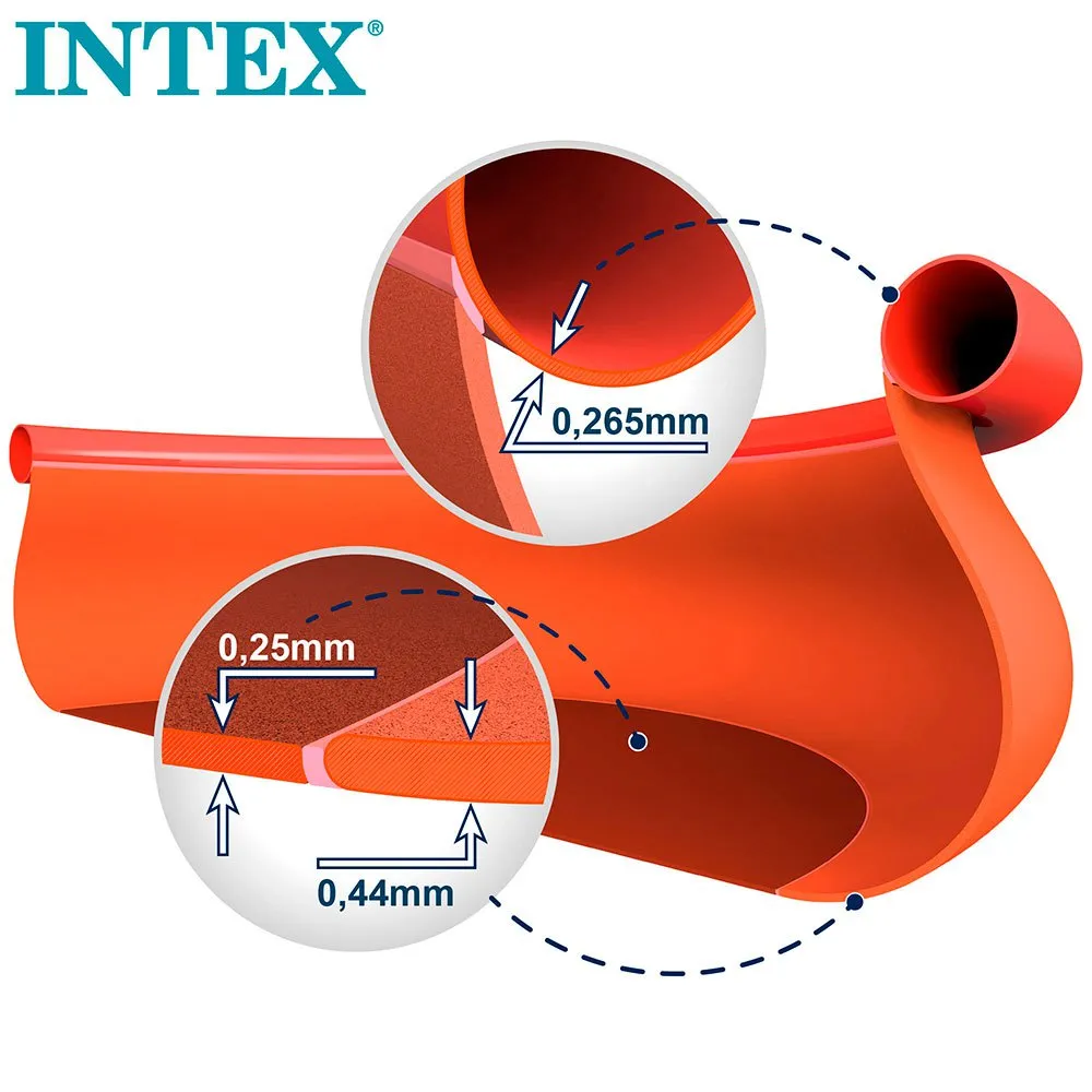 Intex Easy Set Crab Ø183x51cm Rund Uppblåsbar Pool unisex, Red, 183 x 51cm