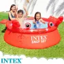 Intex Easy Set Crab Ø183x51cm Rund Uppblåsbar Pool unisex, Red, 183 x 51cm