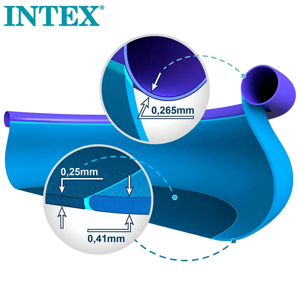Intex Easy Set Uppblåsbar Pool 244x61 Cm unisex, Blue, 244 x 61cm