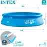 Intex Easy Set Uppblåsbar Pool 244x61 Cm unisex, Blue, 244 x 61cm