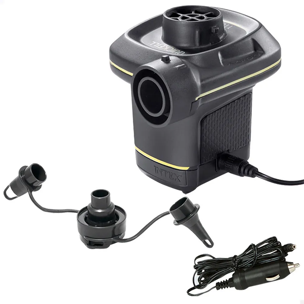 Intex Elektrisk Luftpump Med Adaptrar unisex, Black, One Size
