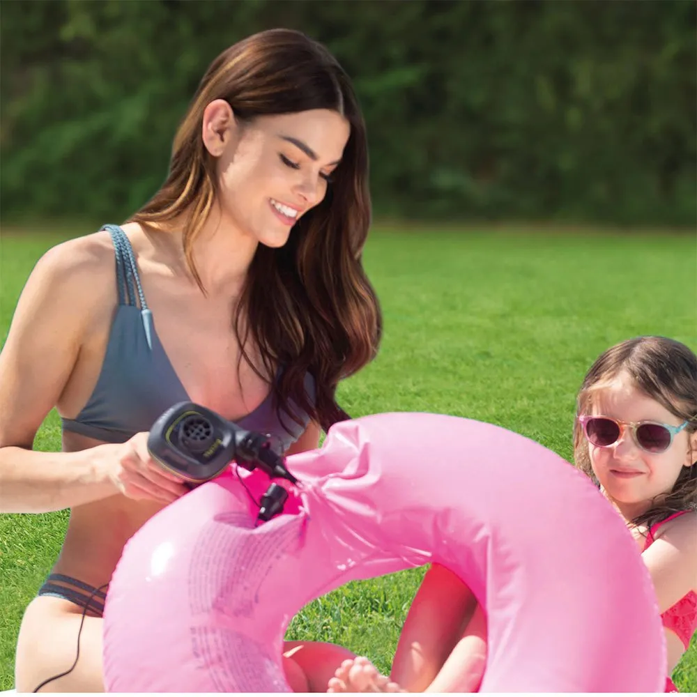 Intex Elektrisk Luftpump Med Adaptrar unisex, Black, One Size