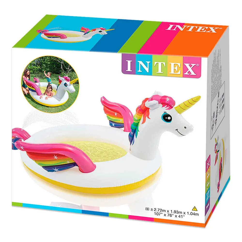 Intex Enhörning Med Sprutflaska unisex, Multicolor, One Size Intex Enhörning Med Sprutflaska unisex, Multicolor, One Size