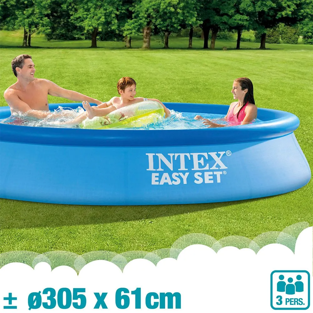 Intex Enkel Uppsättning Med Filterpatronpump Pool 305x61 Cm unisex, Blue, 305 x 61cm