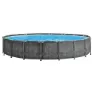 Intex Greywood Prism Premium Ø 549x122 Cm Stål Rund Ovanmarkspool unisex, Grey / blue, 24311L
