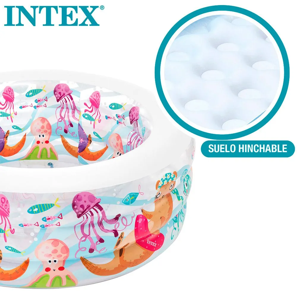 Intex Inflatable Aquarium Pool unisex, Clear / multicolor, 153 x 56cm