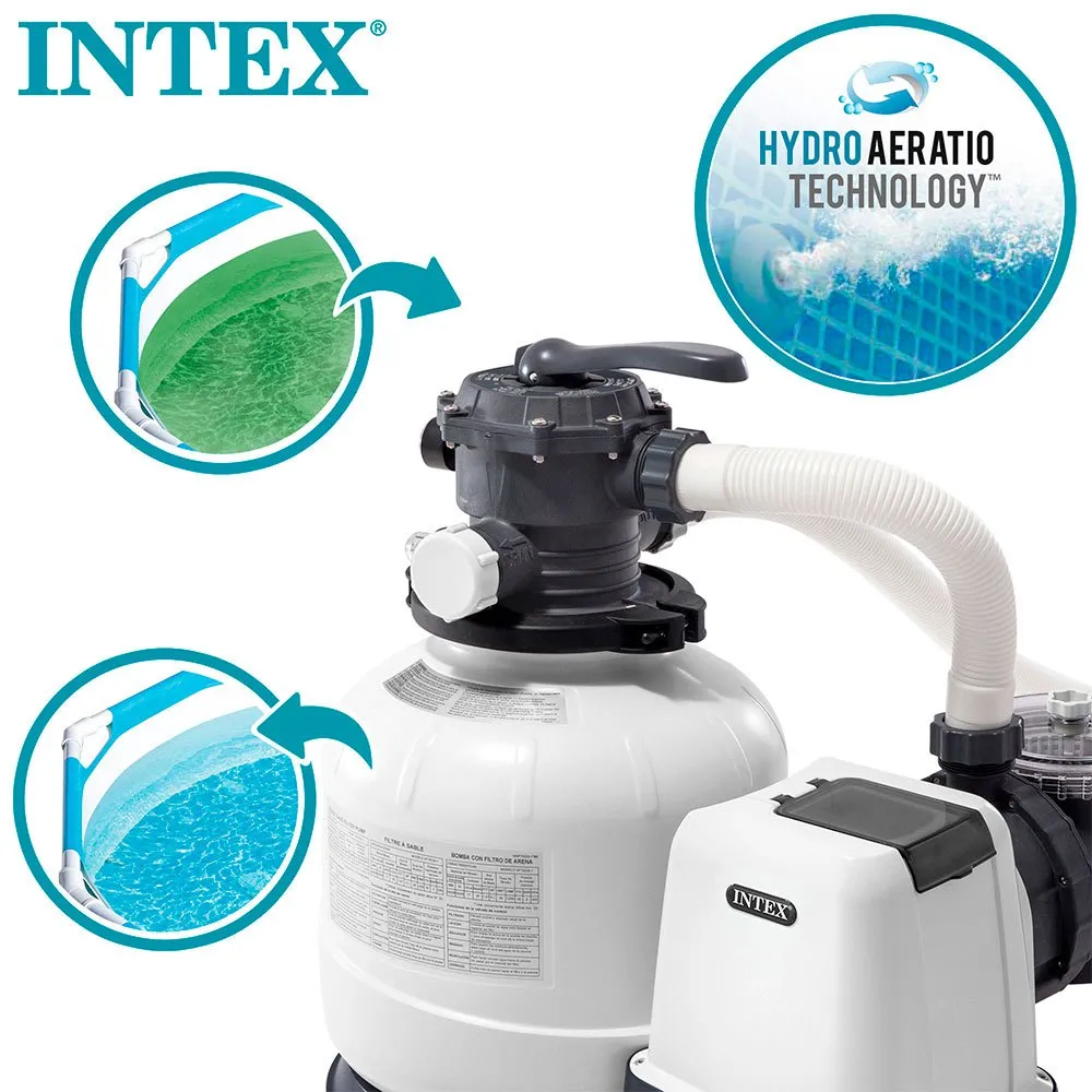 Intex Krystal Clear Sandfilterpump 10 500 L/h unisex, One size