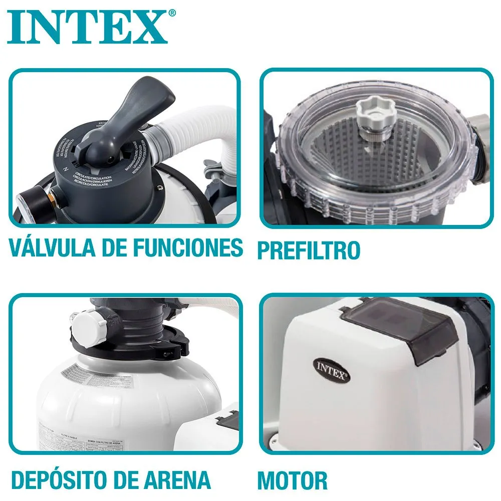 Intex Krystal Clear Sandfilterpump 10 500 L/h unisex, One size