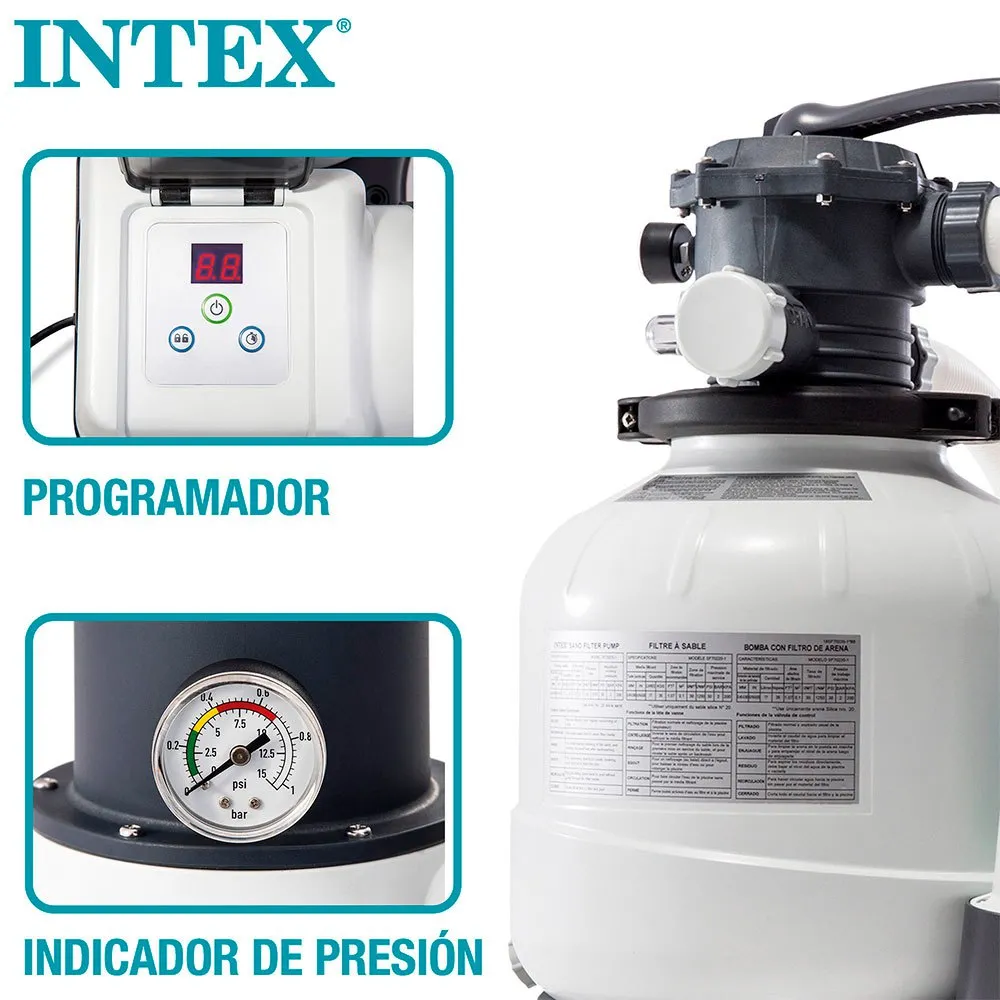 Intex Krystal Clear Sandfilterpump 10 500 L/h unisex, One size