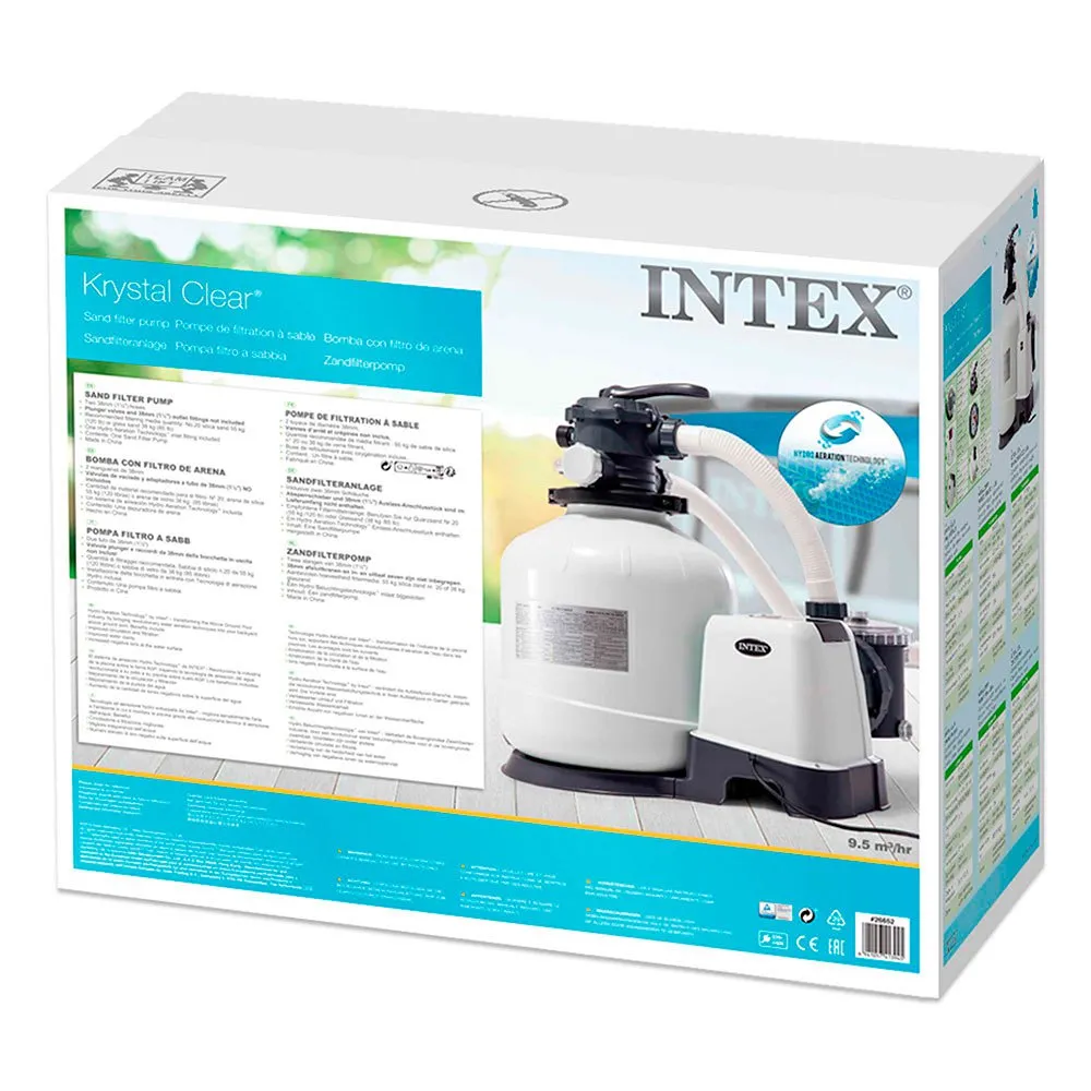 Intex Krystal Clear Sandfilterpump 12 000 L/h unisex, One size