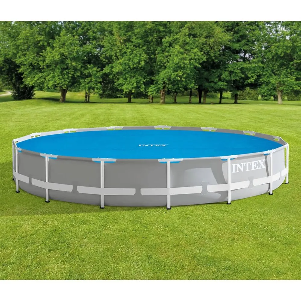 Intex Lättmonterat Solskydd/metallram För Pooler 457 Cm unisex, Blue, One Size