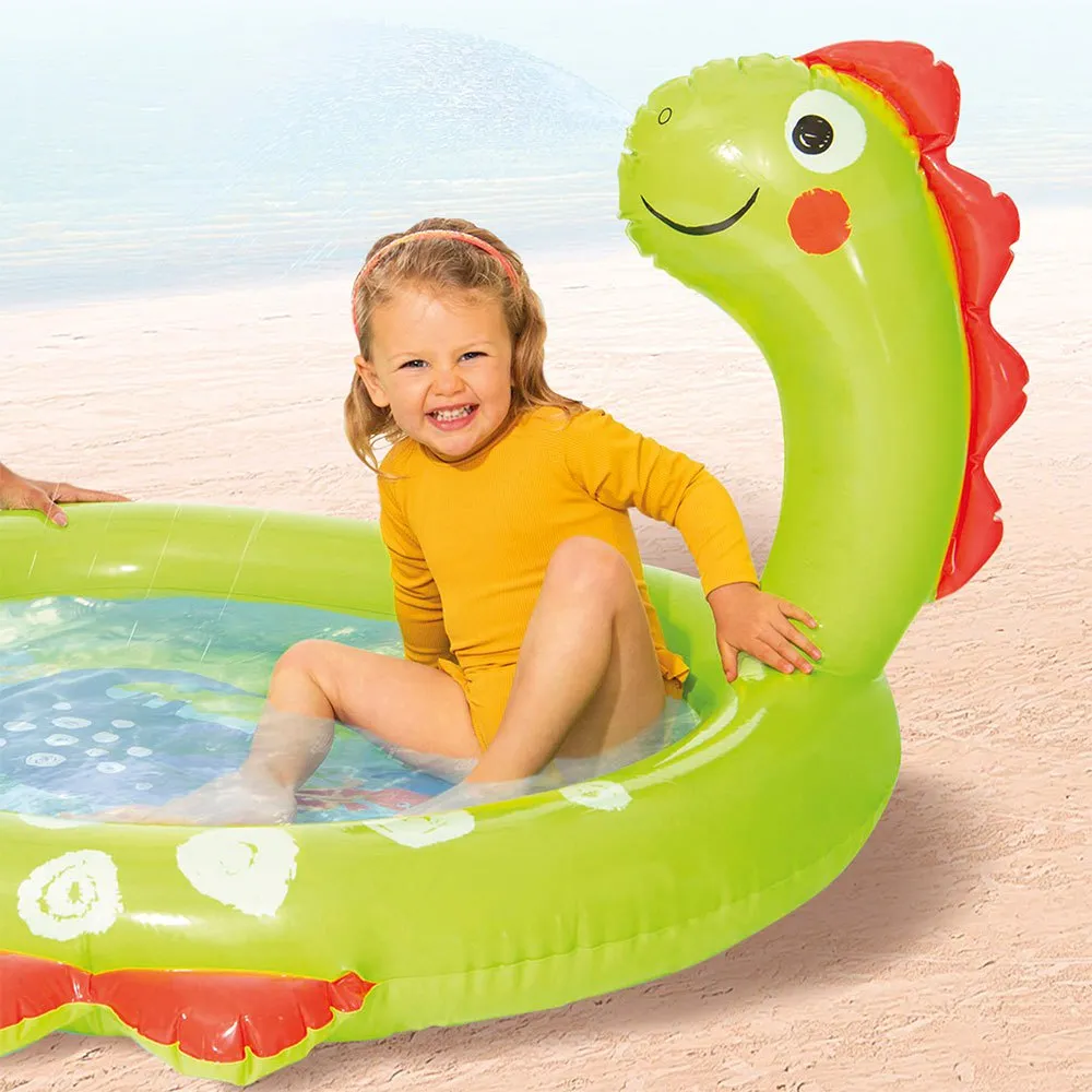 Intex Liten Uppblåsbar Dinosauriepool 119x109x66 Cm, Multicolor, One Size Intex Liten Uppblåsbar Dinosauriepool 119x109x66 Cm, Multicolor, One Size