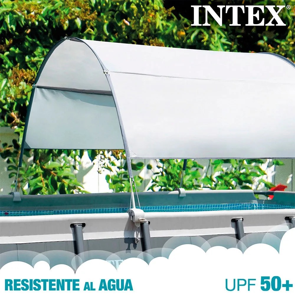 Intex Markis Med Uv50-skydd För Metallrampooler unisex, White, One Size