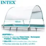 Intex Markis Med Uv50-skydd För Metallrampooler unisex, White, One Size