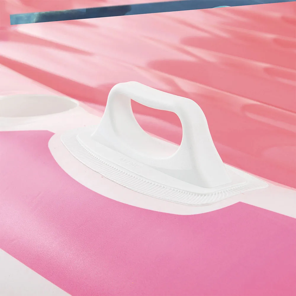 Intex Pink Paradise 244x119x97 Cm Luftmadrass För Pool unisex, Pink / white, One Size