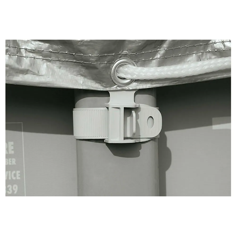 Intex Pooldäck unisex, Grey, 488cm