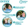 Intex Prism 400x200x122 Cm Stål Rektangulär Ovanmarkspool Med Ram unisex, Grey / blue, 8418L