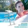 Intex Prism 400x200x122 Cm Stål Rektangulär Ovanmarkspool Med Ram unisex, Grey / blue, 8418L