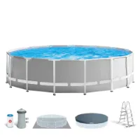 Intex Prism Ø 457x122 Cm Stål Rund Ovanmarkspool unisex